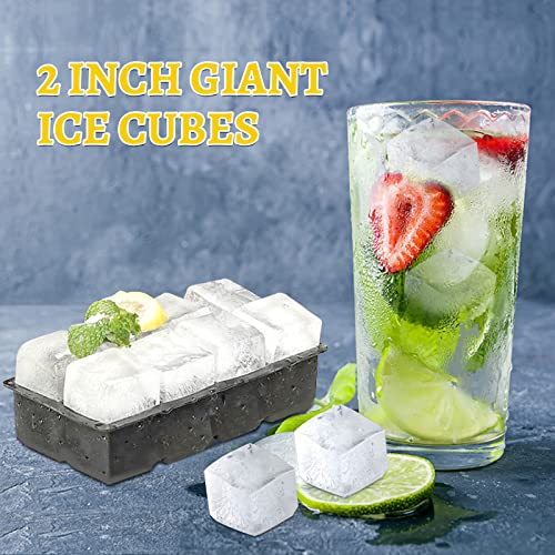 Premium Ice Tray Combo (Gray / 6 Sphere/8 Cube)