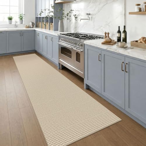 Cotton Runners for Hallway 2.5'x8' (Oatmeal Beige / 2'8" x 8' (Runner))