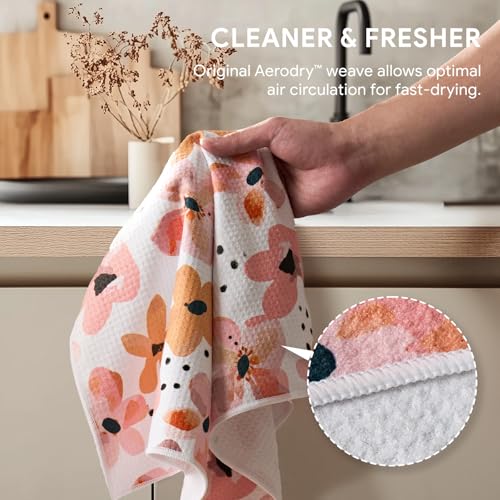 Waffle Kitchen Towel Set of 2 (Blossom Breeze)