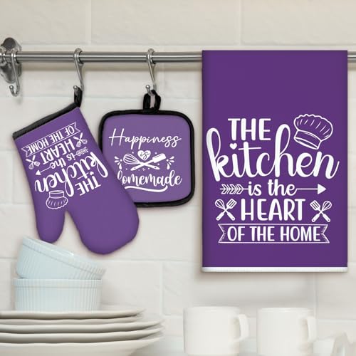 6 Pcs Kitchen Decor Accessories Set (Purple / Kitchen)