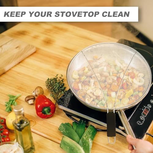 Splatter Screen for Cooking (Multi Silver)