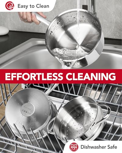 Stainless Steel Sauce Pan with Lid (2.5 Quart)