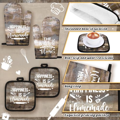 10 Pcs Farmhouse Kitchen Decor and Accessories Set Brown (Brown Gray / Classic)
