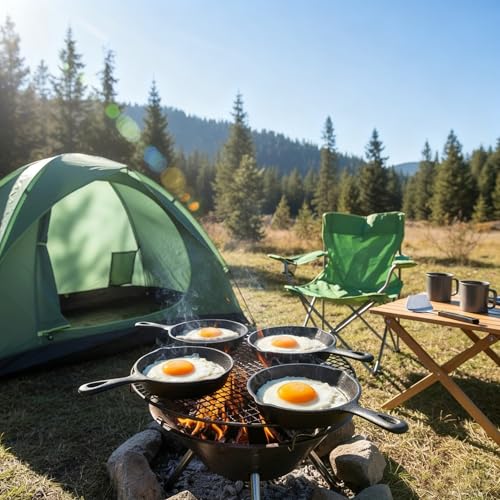 4 Pack Mini Cast Iron Skillet
