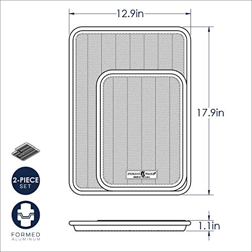 Prism Baking Half and Quarter Sheet (1 Pack / Half and Quarter Sheet)