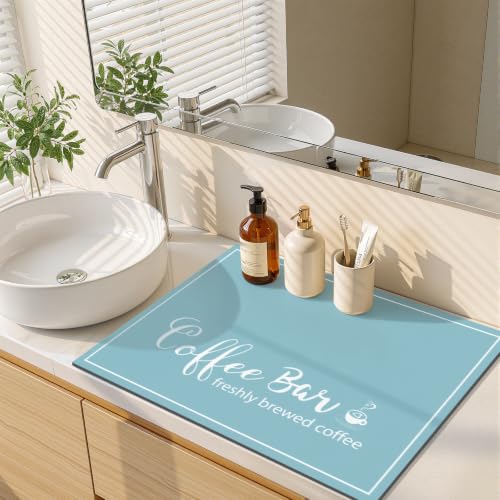 Dish Drying Mat (Blue / 18" x 24")