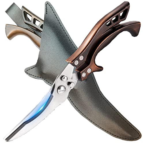 Kitchen Scissors (Bronzed+black)