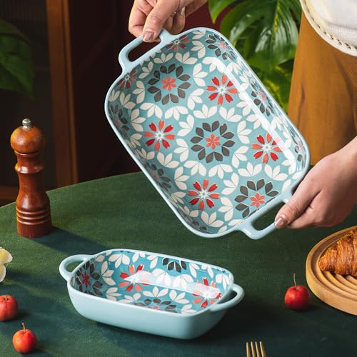 ONCCI Ceramic Baking Dish Set (Misty Blue)