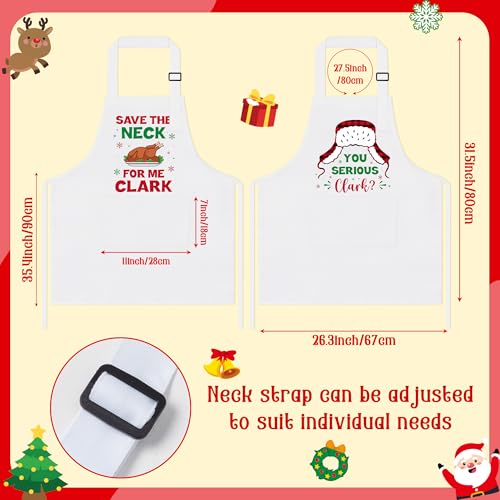 Christmas Matching Aprons for Couples (Christmas Holiday C)
