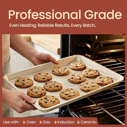 BAKKEN Kitchen Baking Pans (Gray / Pack of 3)