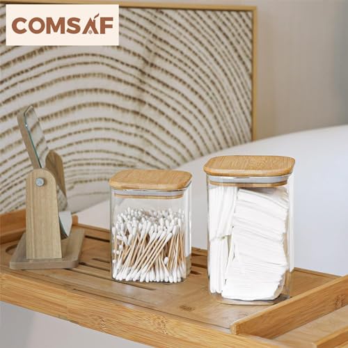 Glass Storage Containers Set of 6 (0.6qtx3 + 0.8qtx1 + 1.2qtx1 + 2.2qtx1)