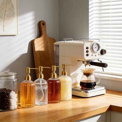 Coffee Syrup Dispenser Set of 4 (400ml, Set of 4)