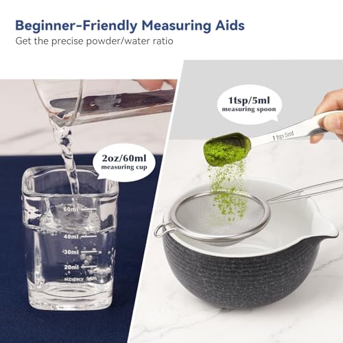 10 Pcs Matcha Whisk Set (10-PC Charcoal Grey)