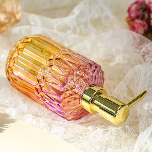 Soap Dispenser with Pump Refillable (Purpleorange)
