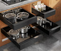 4 Pack Expandable (Black / 21"D x 9"-14"W(4Pack))