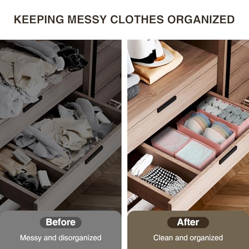 Drawer Organizer Clothes (Pink / 15 Pack)