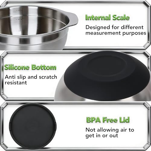 304 Stainless Steel Colander (5QT+5QT)