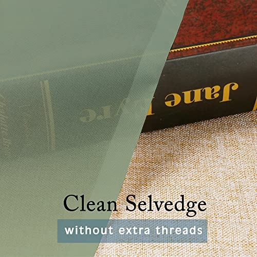 Sage Green Sheer Curtains 96 Inches Long 2 Panels Set (Sage Green / 42"W x 96"L (Pack of 2))