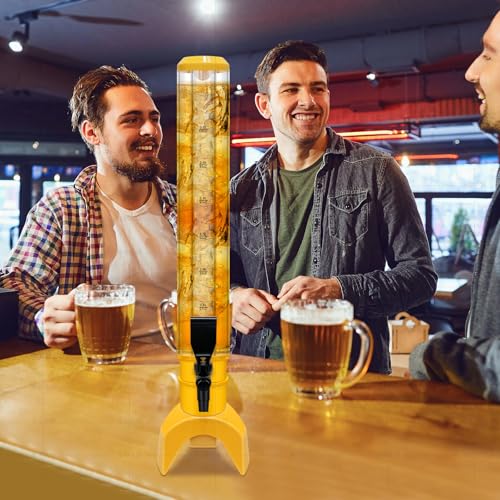 2 Pcs Beer Dispenser (Yellow-3L/100Oz)