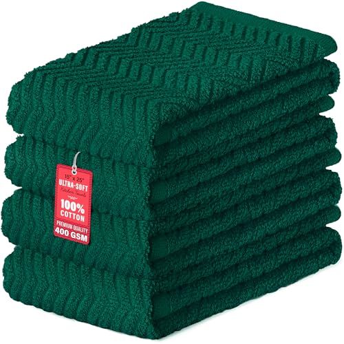 100% Cotton Kitchen Towels 15x25 in (Dark Teal)