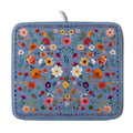 Lovely Flowers Dish Drying Mat (Wildflowers Blue / 18" x 16")