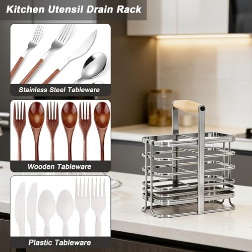 Utensil Holder (Silver)
