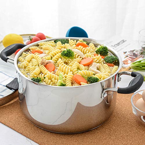 6 Quart Stainless Steel Stock Pot (6 Quarts)