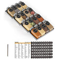 Spice Drawer Organizer with 16 Spice Jars (16 Jars, 7.5" Wide)