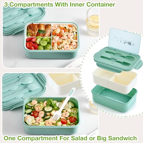 3 Pack Bento Boxes for Adults (Bento Boxes)