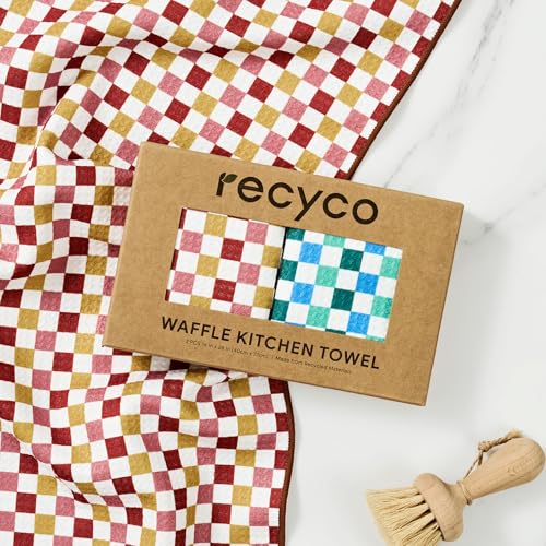 Waffle Kitchen Towel Set of 2 (Checkerboard Bliss)