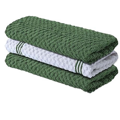 Kitchen Towels (Sturdy Green / 15 x 25)