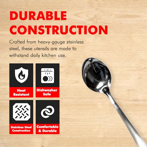10230 1 Piece Stainless Steel Solid Spoon (Solid Spoon)
