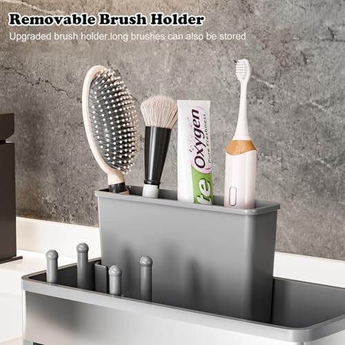 Sponge Holder for Kitchen Sink (Grey)