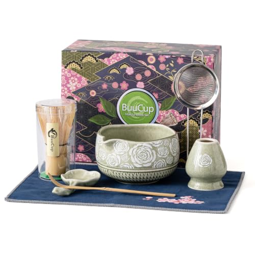 Matcha Whisk Set (Rose Green)