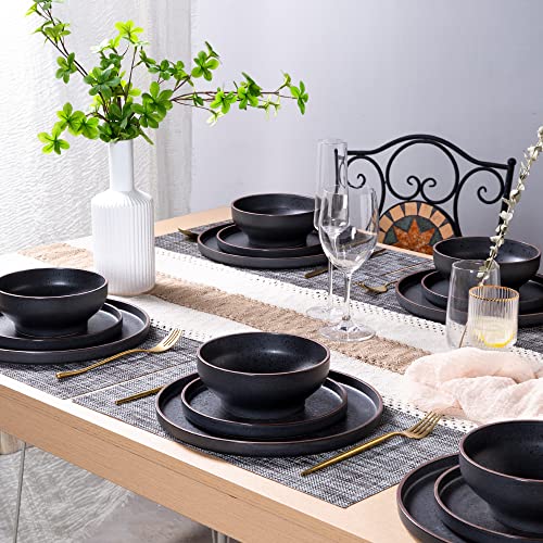 Ceramic Dinner Plates Set of 6 (10.25Inch-6pcs / 10.25Inch-6pcs)