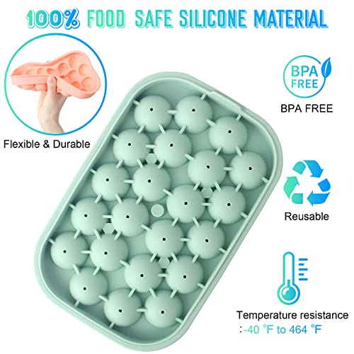 Ice Cube Tray (B:2PC Green+Pink)