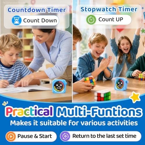Visual Timer for Kids ADHD (Blue)