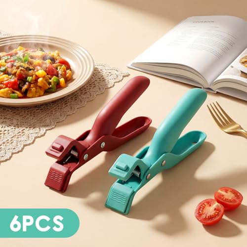 6 Pcs Hot Plate Grippers Multi Function Anti Scald Bowl Holder Clip Non