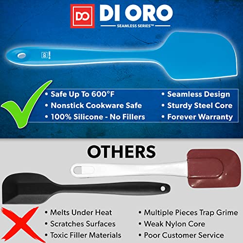 DI ORO Silicone Spatula Set (Blue)