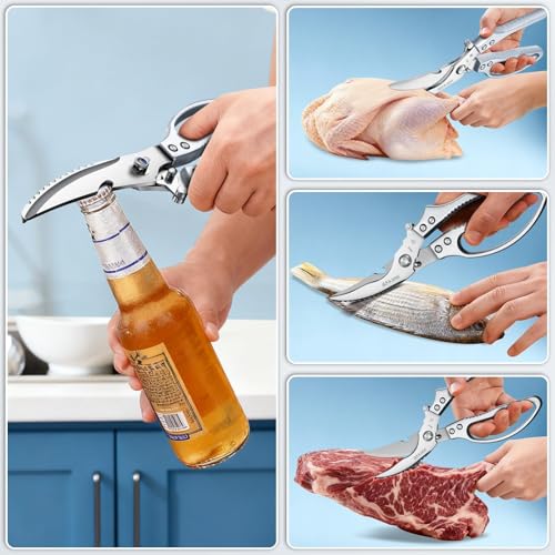 Silver Kitchen Scissors Set (Silver / 2)