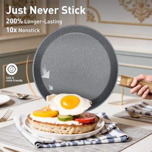 Pots and Pans Set (Bgrey / 17 PCS Cookware Set)