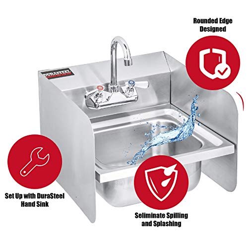 Stainless Steel Sink Splash Guard (26 x 12 inch Wall Mount)