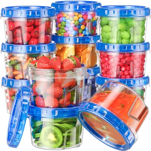 12 Pack 16oz Freezer Storage Containers (12Pack-16oz)