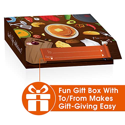 Cooking Apron for Mom with Spatula and Gift Box (Thou Shalt Not Try Me)
