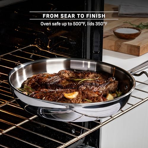 Pro Tri Ply Stainless Steel Frying Pan Set (Cookware set / 3-Piece)
