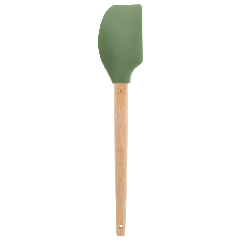 Silicone Spatula with Wood Handle Heat Resistant (One Size / Mushroom)