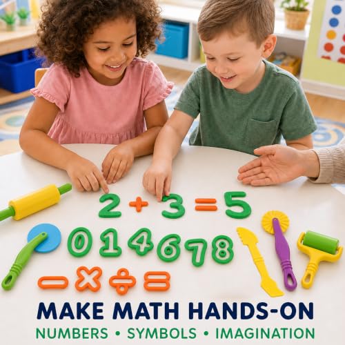 Dough Tools 47 PCS Dough Play Tools Set for Kids (Multicolored)
