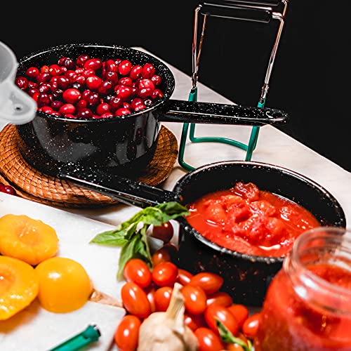 Saucepan Set 1 Qt & 2 Qt (1-Quart & 2-Quart / 1 qt & 2 qt Open Saucepan Set / Speckled Black)