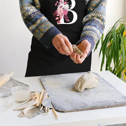 Personalized Aprons for Women with Pockets (B)