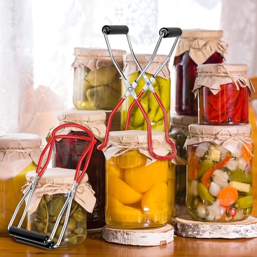 Canning Jar Lifter Tongs (Red)